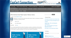 Desktop Screenshot of capcertconnections.asdwa.org