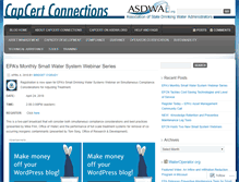 Tablet Screenshot of capcertconnections.asdwa.org